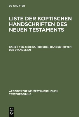 Die sahidischen Handschriften der Evangelien 1