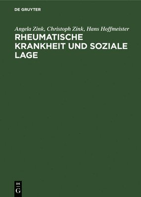 bokomslag Rheumatische Krankheit und soziale Lage