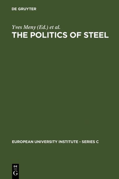 Yves Meny, Vincent Wright, Martin Rhodes - Politics of Steel, Inbunden
