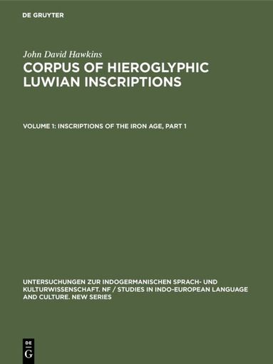 John David Hawkins - Inscriptions of the Iron Age, Inbunden