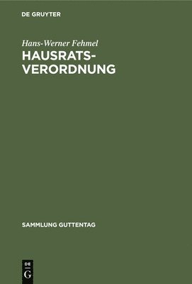 Hausratsverordnung 1