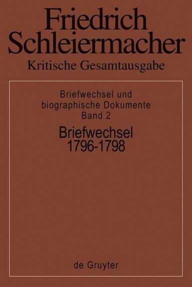 bokomslag Briefwechsel 1796-1798