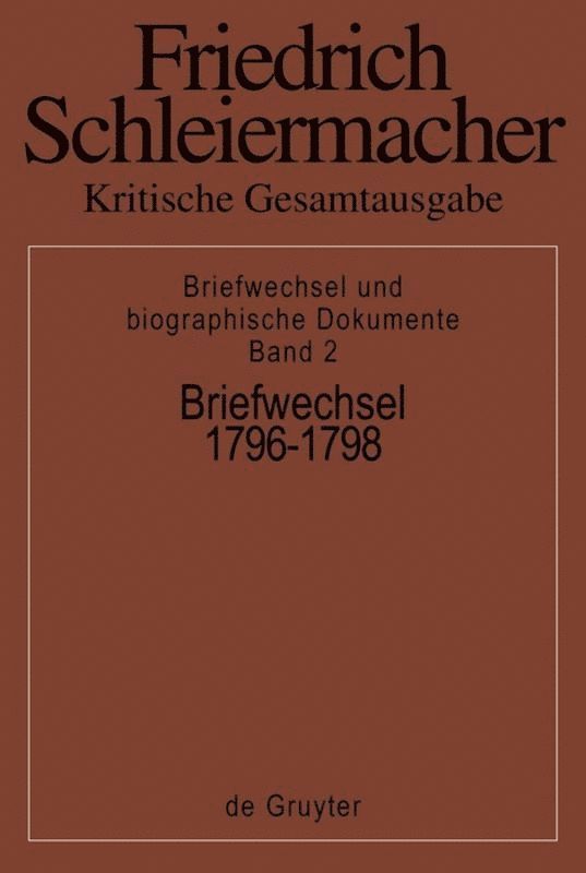 Briefwechsel 1796-1798 1