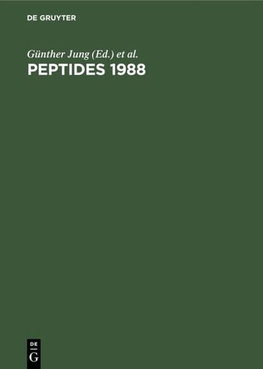 Günther Jung, Ernst Bayer - Peptides 1988, Inbunden