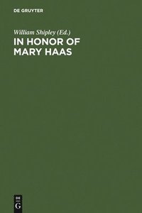 bokomslag In Honor of Mary Haas