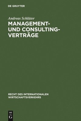 Management- und Consulting-Vertrge 1