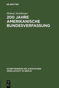 bokomslag 200 Jahre amerikanische Bundesverfassung