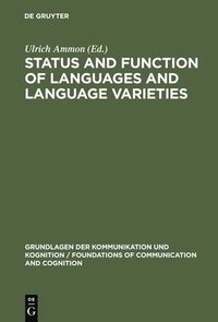 bokomslag Status and Function of Languages and Language Varieties
