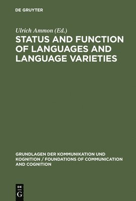 Status and Function of Languages and Language Varieties 1