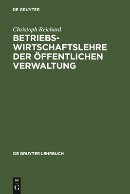 Betriebswirtschaftslehre der ffentlichen Verwaltung 1