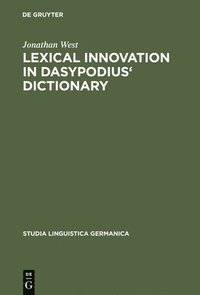 bokomslag Lexical Innovation in Dasypodius' Dictionary
