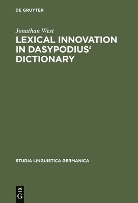 Lexical Innovation in Dasypodius' Dictionary 1