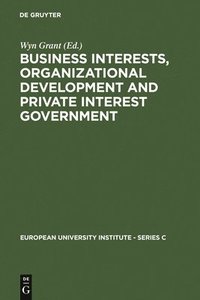 bokomslag Business Interests, Organizational Development and Private Interest Government