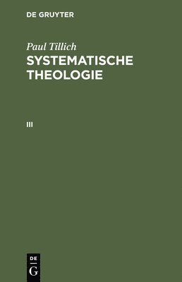 Systematische Theologie, III 1