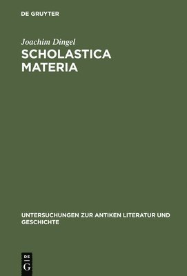 Joachim Dingel - Scholastica Materia, Inbunden