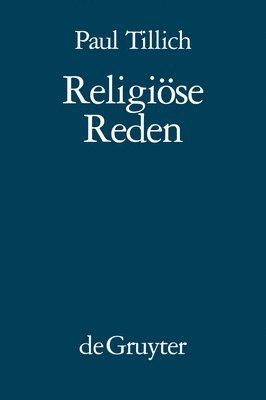 Paul Tillich - Religiöse Reden, Inbunden