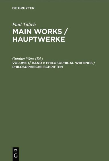 bokomslag Philosophical Writings / Philosophische Schriften