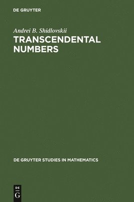 bokomslag Transcendental Numbers