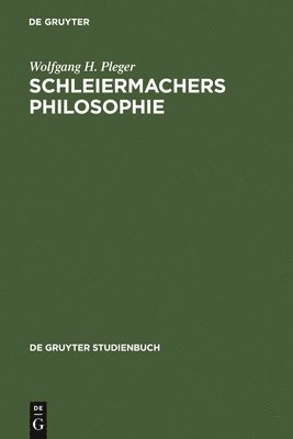 bokomslag Schleiermachers Philosophie