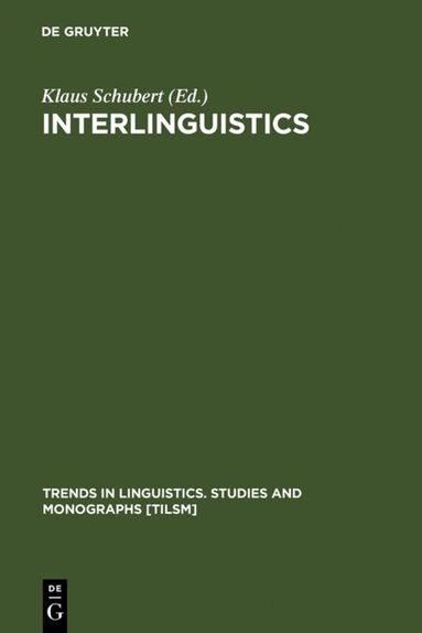 Klaus Schubert - Interlinguistics, Inbunden
