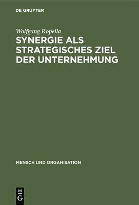 bokomslag Synergie als strategisches Ziel der Unternehmung