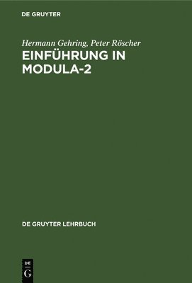 bokomslag Einfhrung in Modula-2