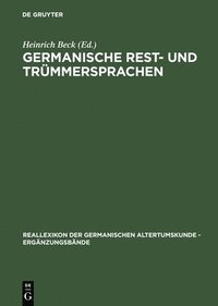 bokomslag Germanische Rest- Und Trmmersprachen