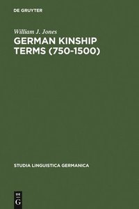 bokomslag German Kinship Terms (750-1500)