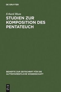 bokomslag Studien zur Komposition des Pentateuch