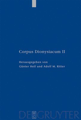 bokomslag Pseudo-Dionysius Areopagita. De Coelesti Hierarchia, De Ecclesiastica Hierarchia, De Mystica Theologia, Epistulae