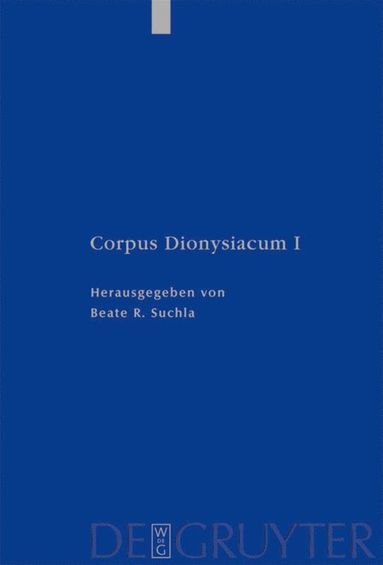 bokomslag Pseudo-Dionysius Areopagita. De Divinis Nominibus