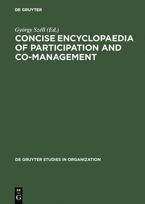 Concise Encyclopaedia of Participation and Co-Management 1