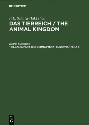 Henrik Steinmann - Dermaptera. Eudermaptera II, Inbunden