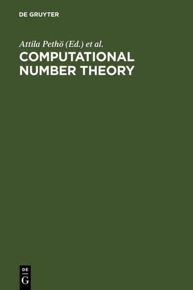 Attila Pethoe, Michael Pohst, Hugh C. Williams, Horst G. Zimmer - Computational Number Theory, Inbunden