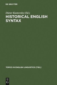 bokomslag Historical English Syntax