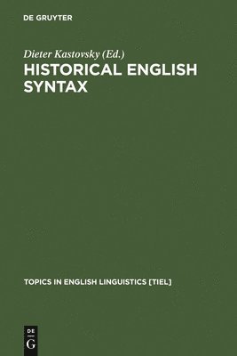 Historical English Syntax 1