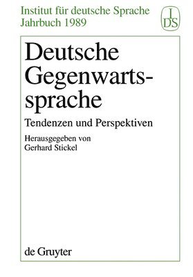 bokomslag Deutsche Gegenwartssprache