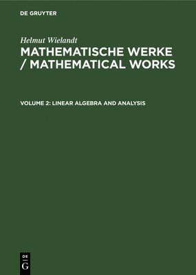 bokomslag Linear Algebra and Analysis