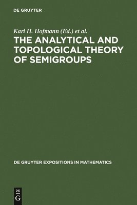 bokomslag The Analytical and Topological Theory of Semigroups