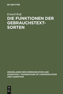 Die Funktionen der Gebrauchstextsorten 1