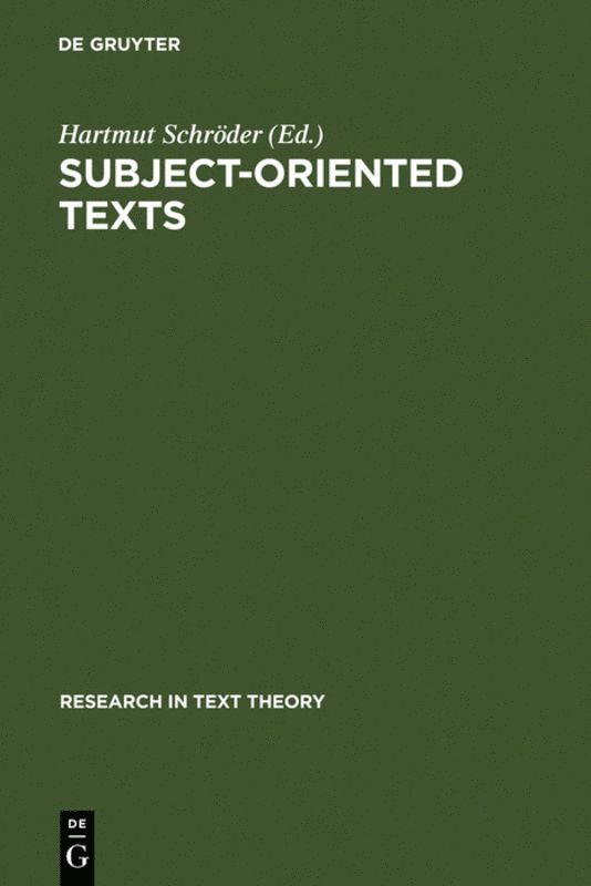 Subject-oriented Texts 1