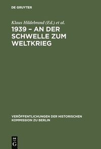 bokomslag 1939 - An Der Schwelle Zum Weltkrieg