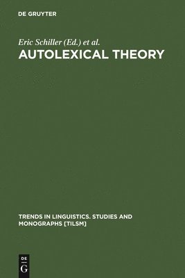 bokomslag Autolexical Theory