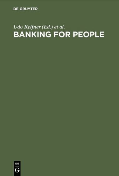 Udo Reifner, Janet Ford - Banking for People, Inbunden