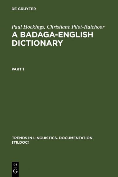 Paul Hockings, Christiane Pilot-Raichoor - Badaga-English Dictionary, Inbunden