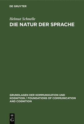 bokomslag Die Natur Der Sprache