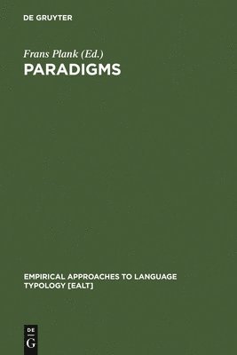 Frans Plank - Paradigms, Inbunden