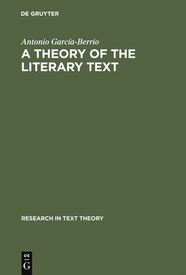 bokomslag Theory of the Literary Text