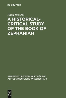bokomslag Historical-Critical Study of the Book of Zephaniah