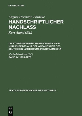 August Hermann Francke - 1769 -1776, Inbunden